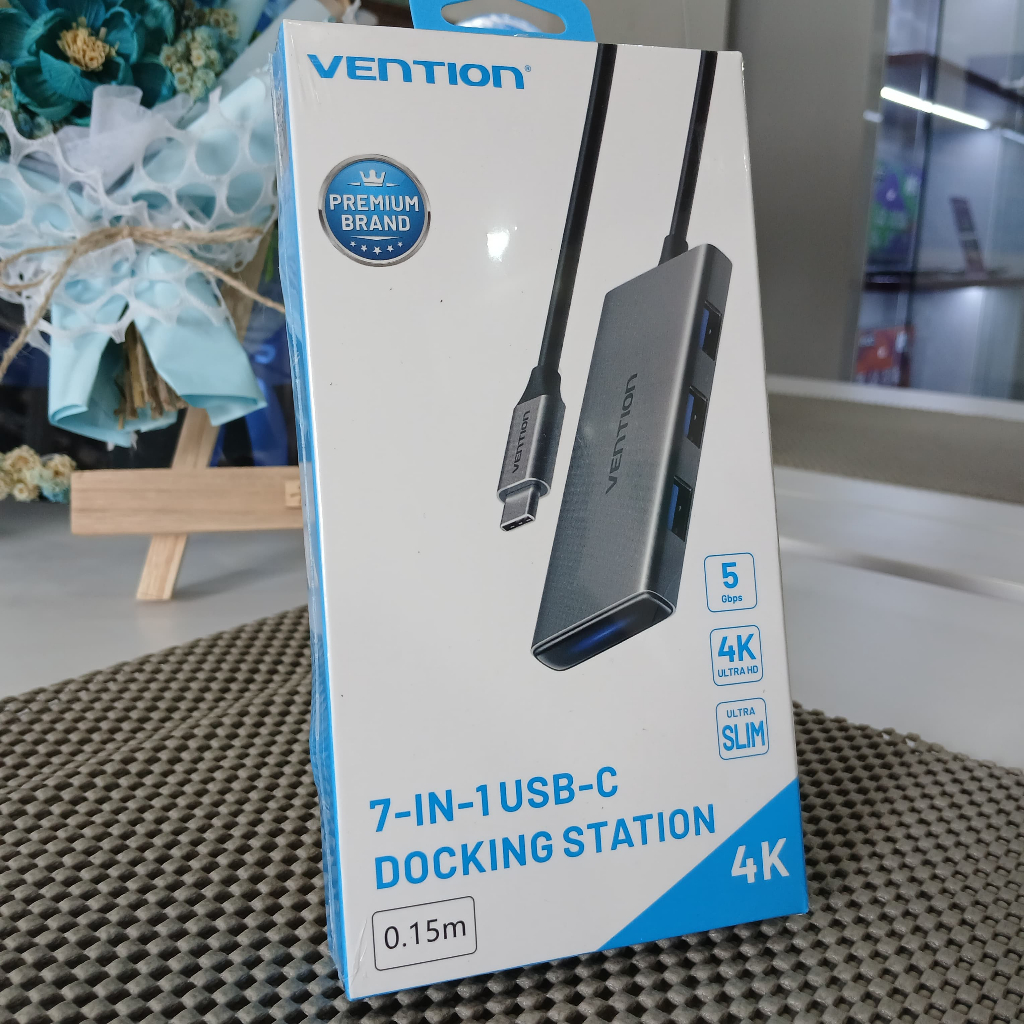 USB DOCKING STATION 7IN1 VENTION - TOP