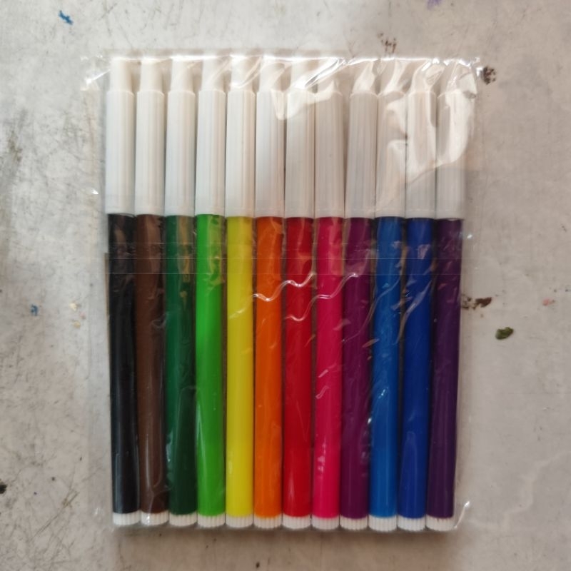 

spidol warna untuk menggambar atau draft bisa di media kertas atau kain isi 12 warna