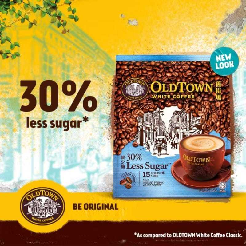 

OLDTOWN White Coffee 3 in 1 Less Sugar Malaysia