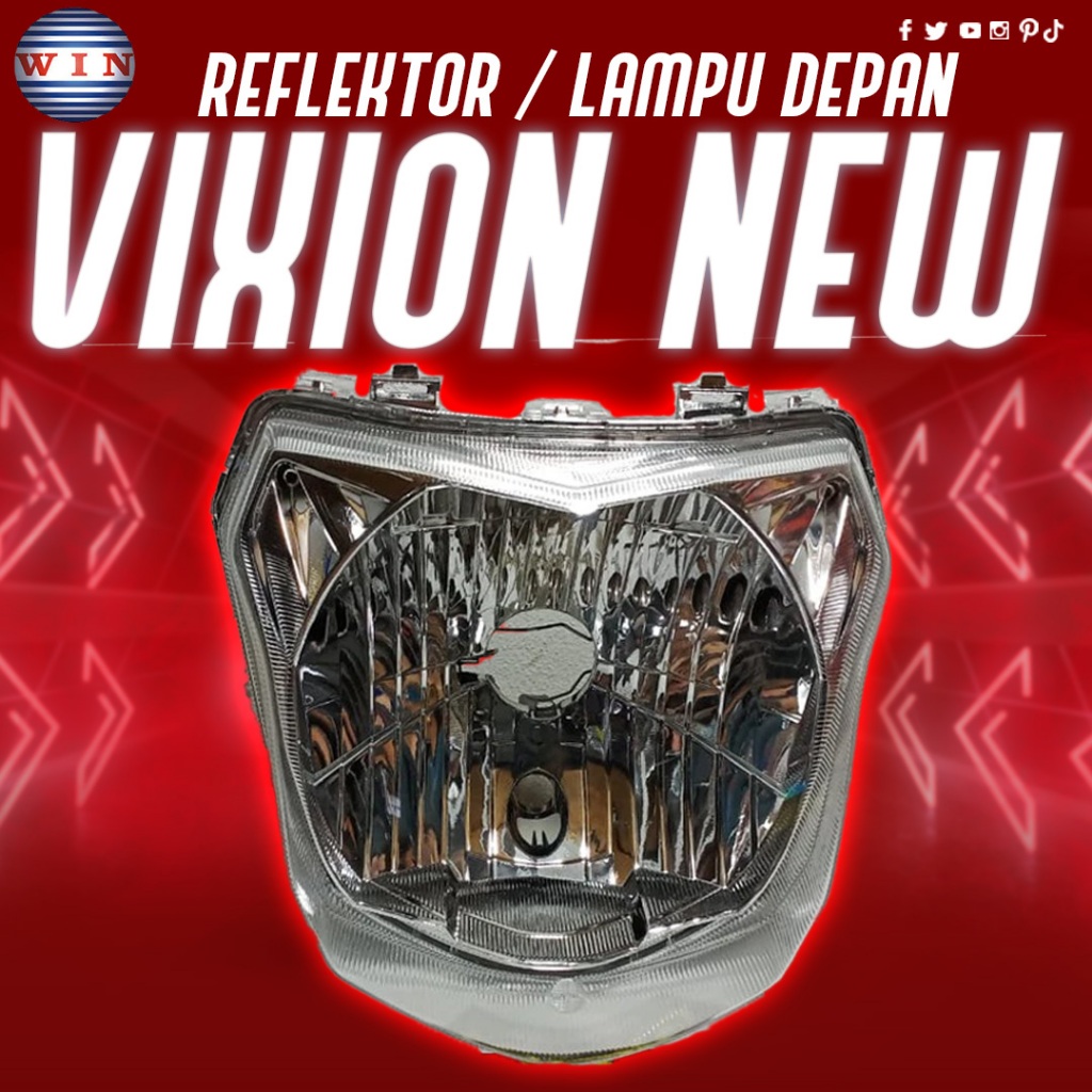 LAMPU DEPAN REFLEKTOR REFLECTOR WIN VIXION NEW 2012 2013 2014
