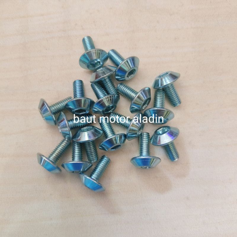 Baut L Payung 10/M6x14mm Kunci L5 (5 pcs)