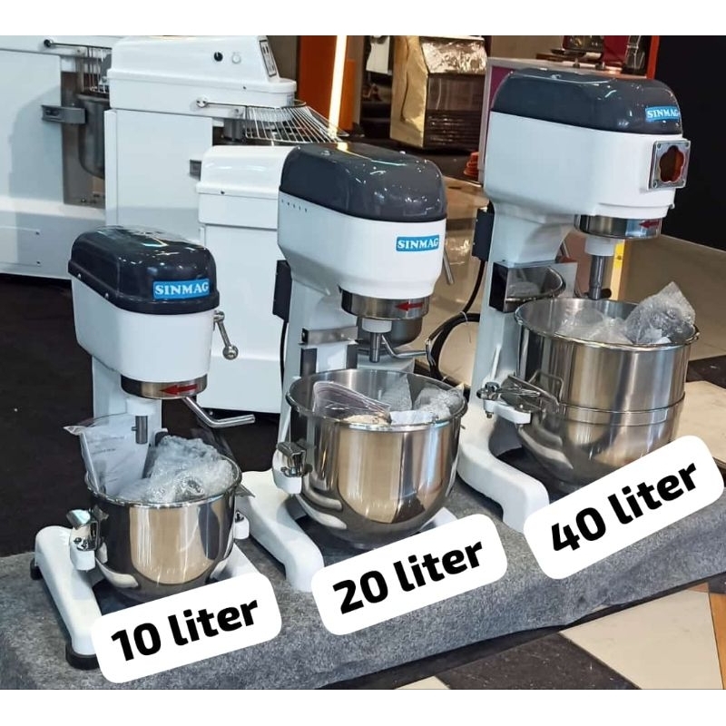 Orderan Khusus JNT Cargo Planetary Mixer SINMAG 10 Liter Buatan Taiwan Garansi Resmi 1 Tahun Buatan 