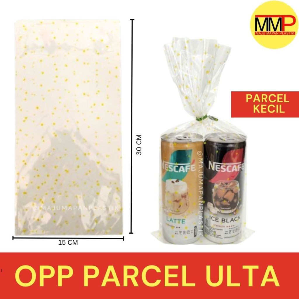[12 pcs] Plastik Opp Parcel Ultah / Plastik souvenir motif / Opp Tebal Free Pengikat kawat