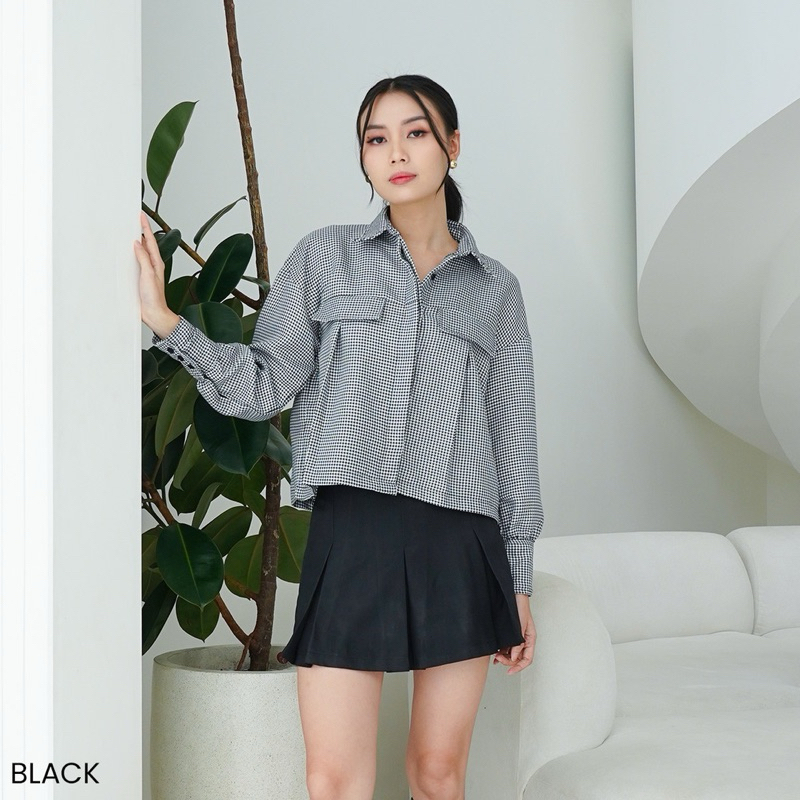 Kemeja Lengan Puff Aina