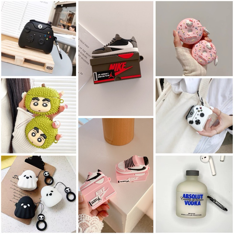 Naysila Naymila Case Airpods 4 Casing Tws Apple Airpods Pro 4 Model Kartun Lucu