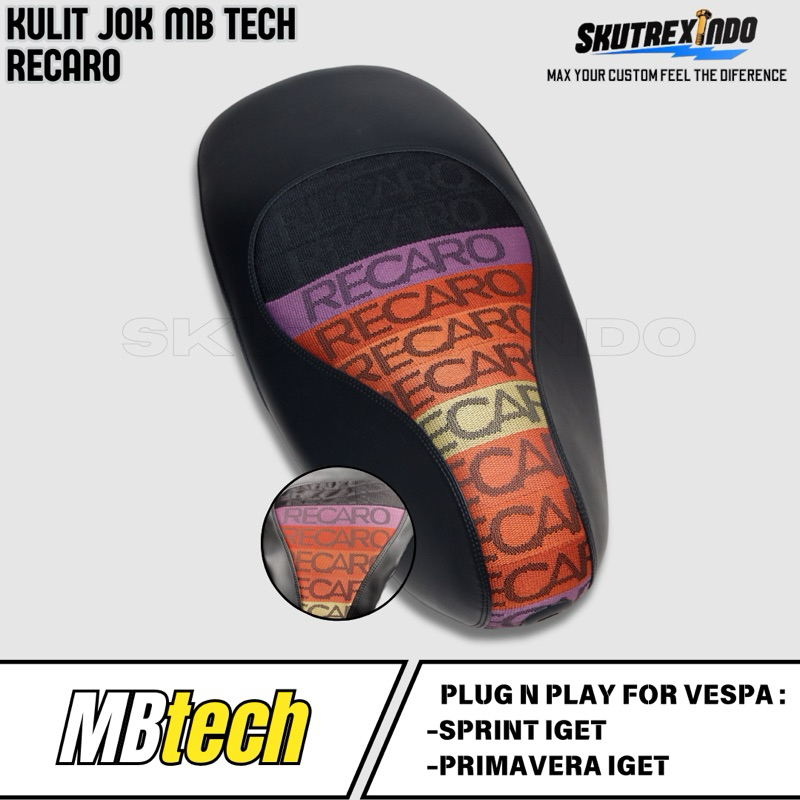 Kulit Jok MB Tech Recaro Vespa Sprint Primavera