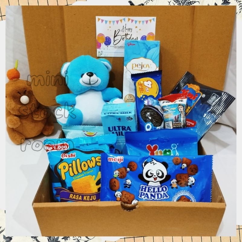 

Hampers snack box hadiah ulang tahun/graduation/kado anniversary/valentine/snack box murah