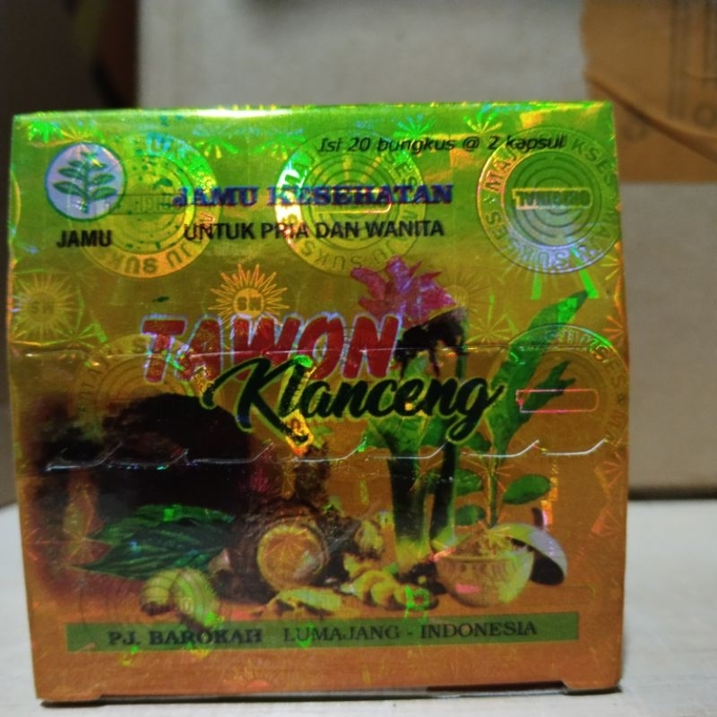 tawon klanceng kapsul original isi 20