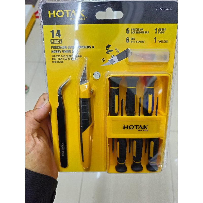 

Hobby Knife Set / Pisau Potong(Isi : 14 Piece / Pack)