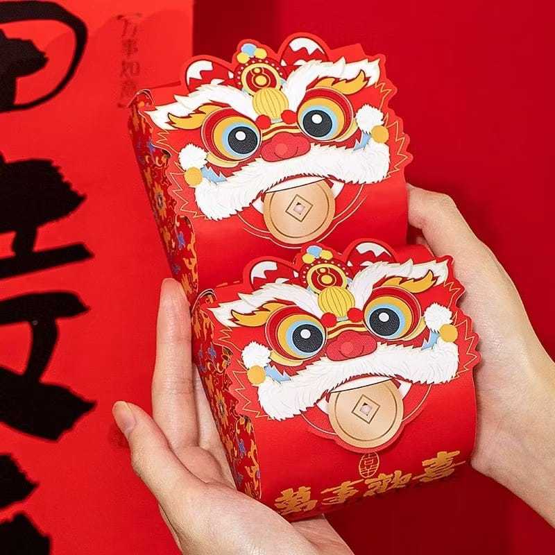 

(10PCS) Kotak Cookies Barongsai Kotak Barongsai Kotak Kue Sincia Terbaru
