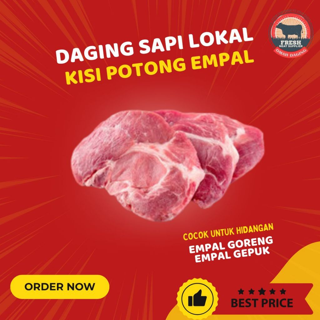 

Daging Kisi Sapi Potong Empal Daging Sengkel Halal