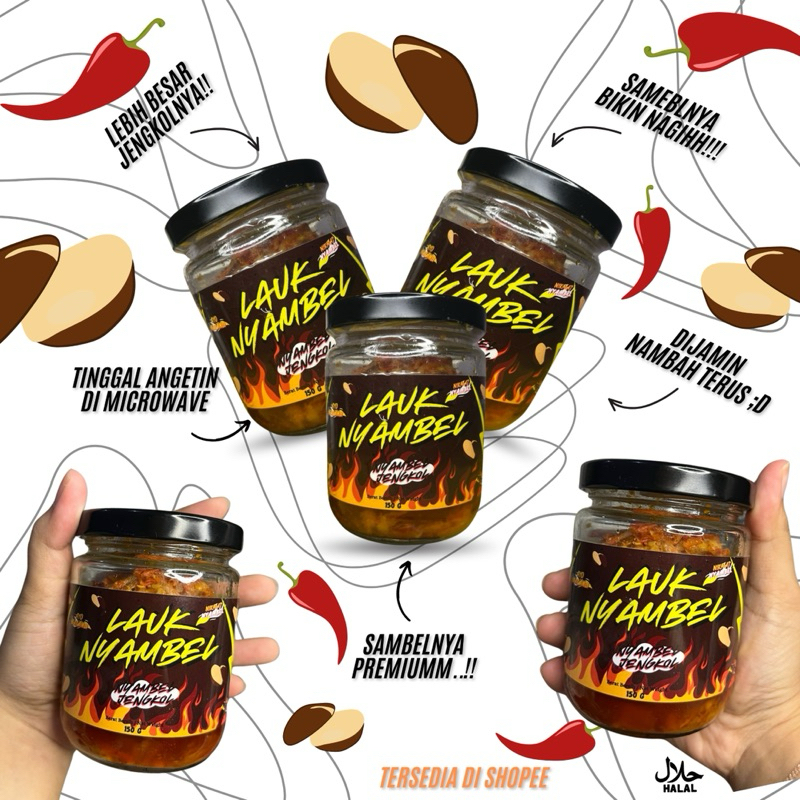 

Lauk Nyambel Sambel Balado Jengkol