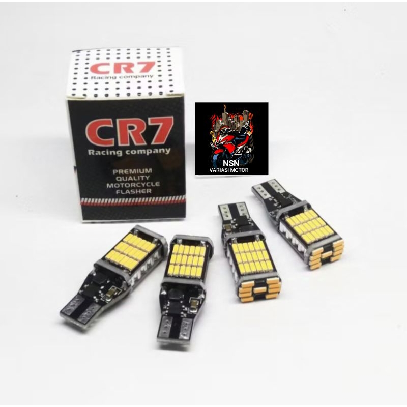 (PROMO) PAKET LAMPU SEIN SEN DAJJAL 45MATA SUPER TERANG+FLASER SEN CR7 LAMPU SEN DAJJAL lampu sein d