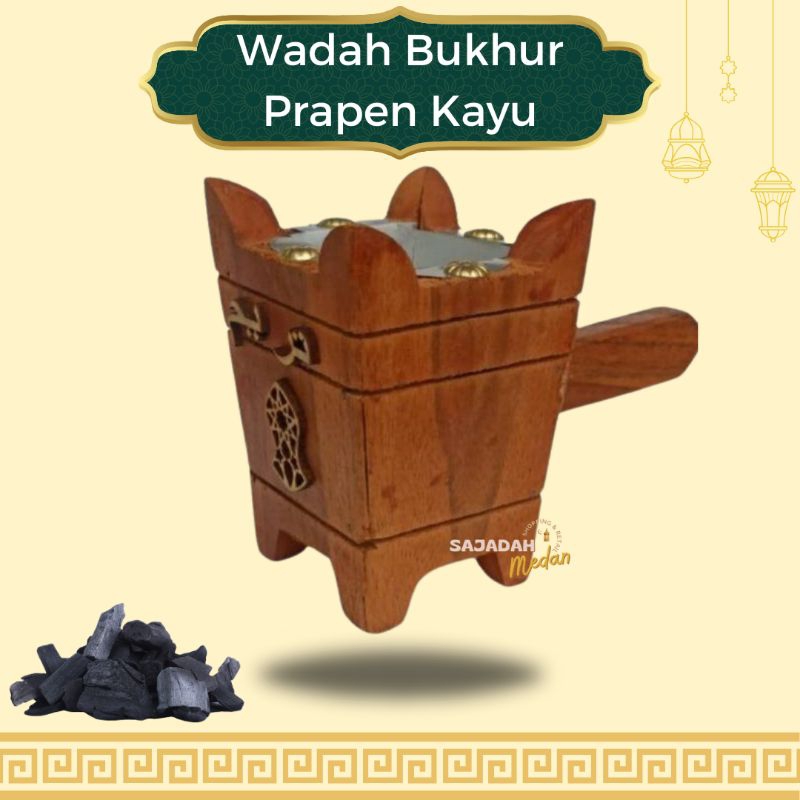 Mabkhara Arab Prapen Kayu Tarim Wadah Tempat Bukhur