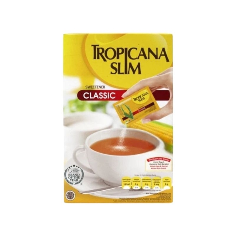 

Tropicana Slim Classic Sweetener Pengganti Gula