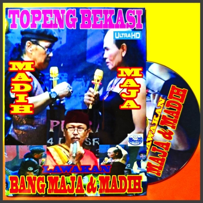 Kaset Film Kesenian Bodoran Topeng Lenong Harapan Jaya Grup Lawakan Bang Madih & Maja Pilihan Paling