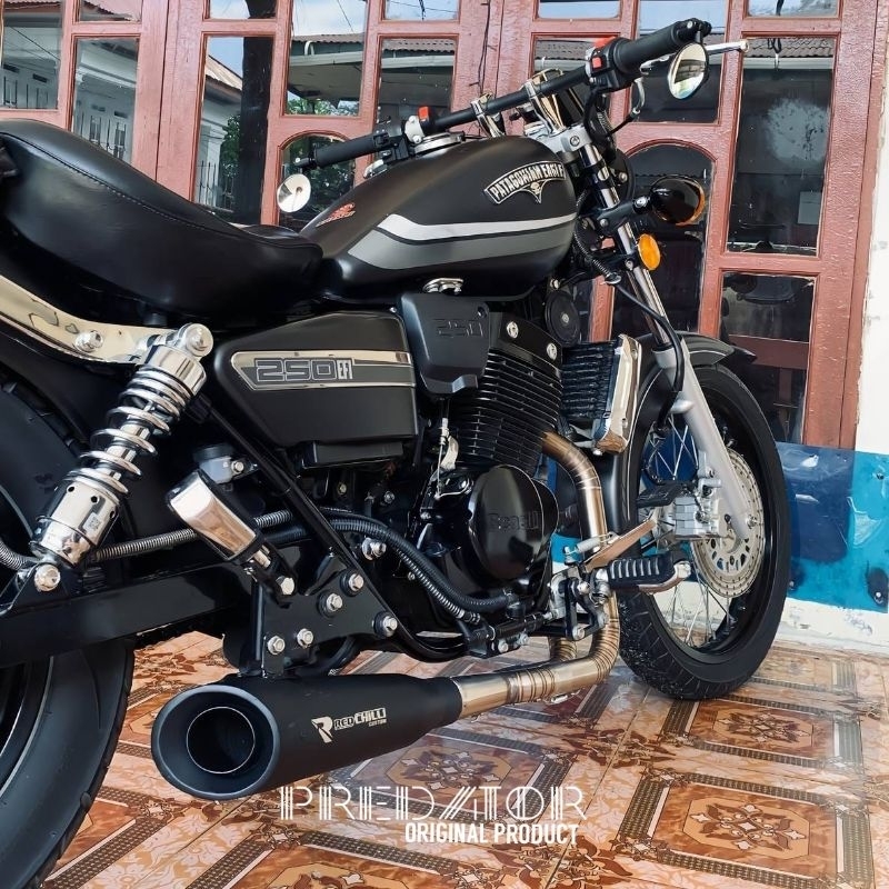 knalpot benelli patagonian eagle 250 custom 2-1