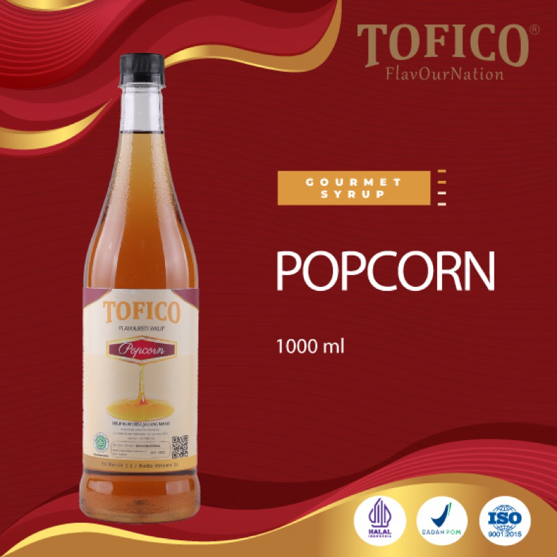 

Tofico Syrup - Popcorn 1L