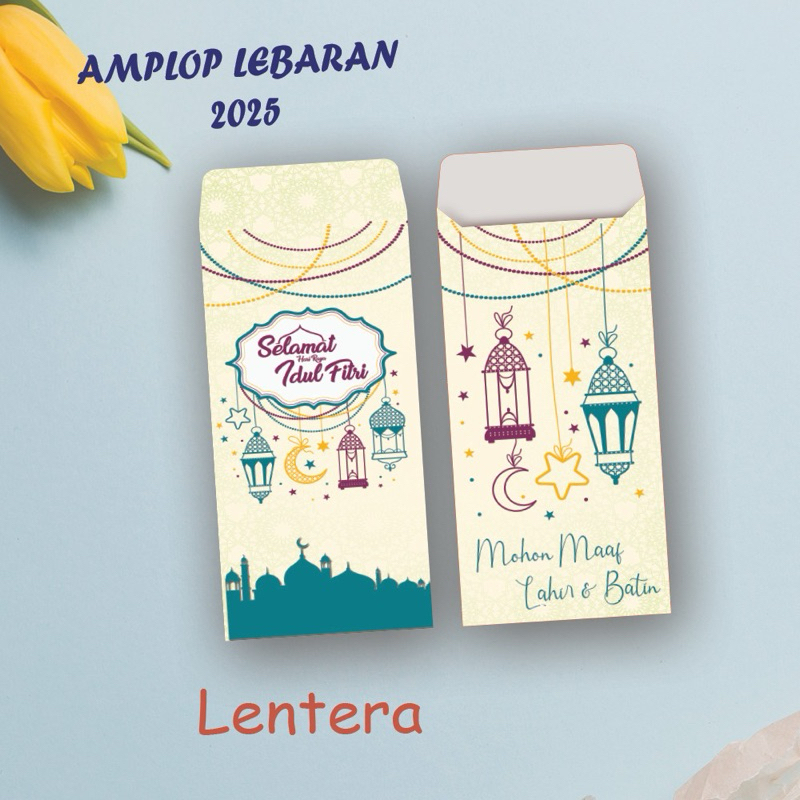 

(10 PCS) AMPLOP LEBARAN/AMPLOP ANGPAO LEBARAN Eid MUbarak Idul Fitri LENTERA