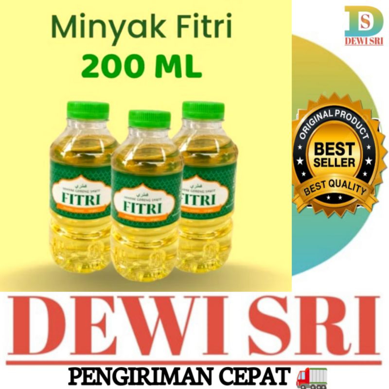 

1Pcs Minyak Goreng FITRI Kemasan Botol 200ml