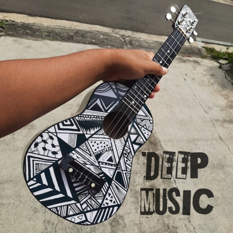 Ukulele Doodle Garis Senar 3 & 4 Dryer Chrome