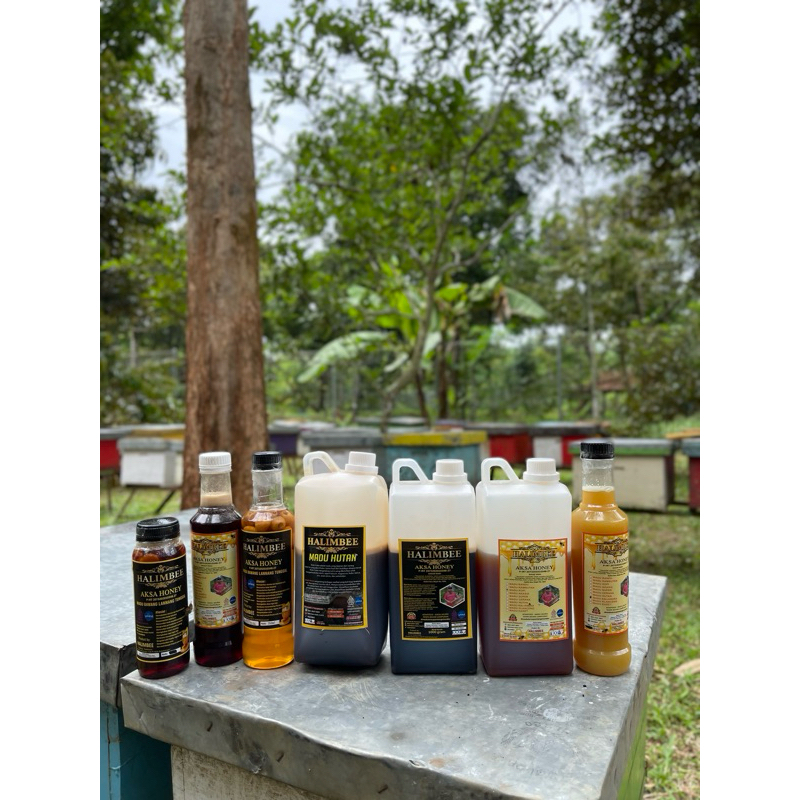 

Madu Murni Lebah Liar Sialang Nektar Akasia 1 kG - HALIMBEE