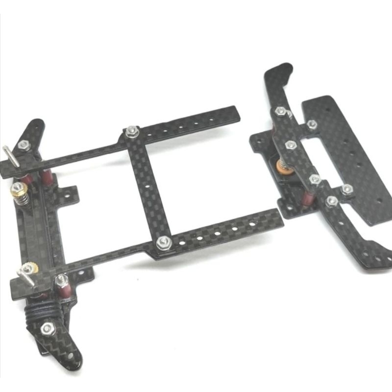 Bumper carbon pivot anchor hanging Tamiya Sto