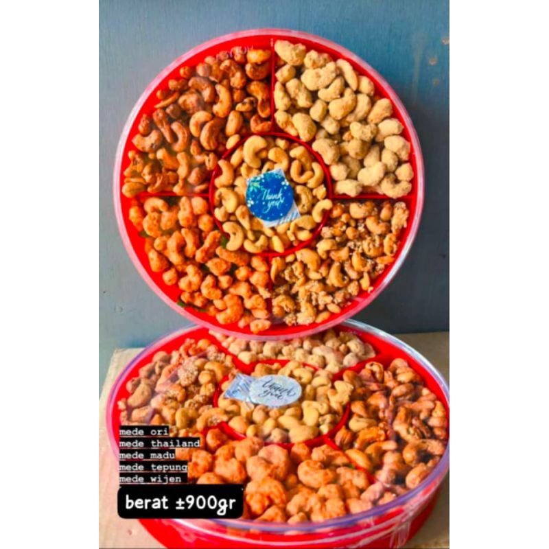 

kacang mede tray 5 sekat