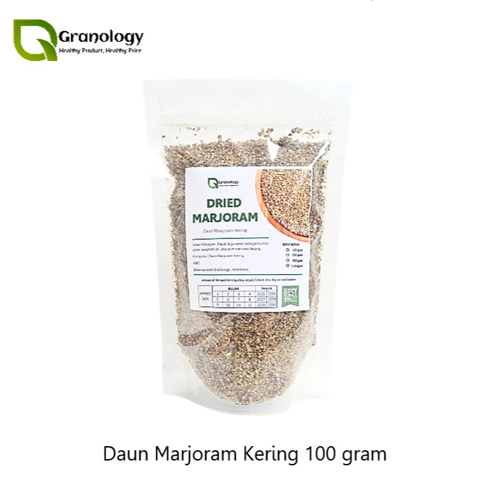 

Marjoram Kering / Dried Marjoram Leaves (100 gram) by Granology