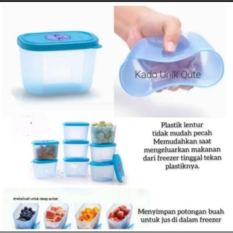 Tupperware Mini Freezermate with Dial (1)/wadah untuk di freezer