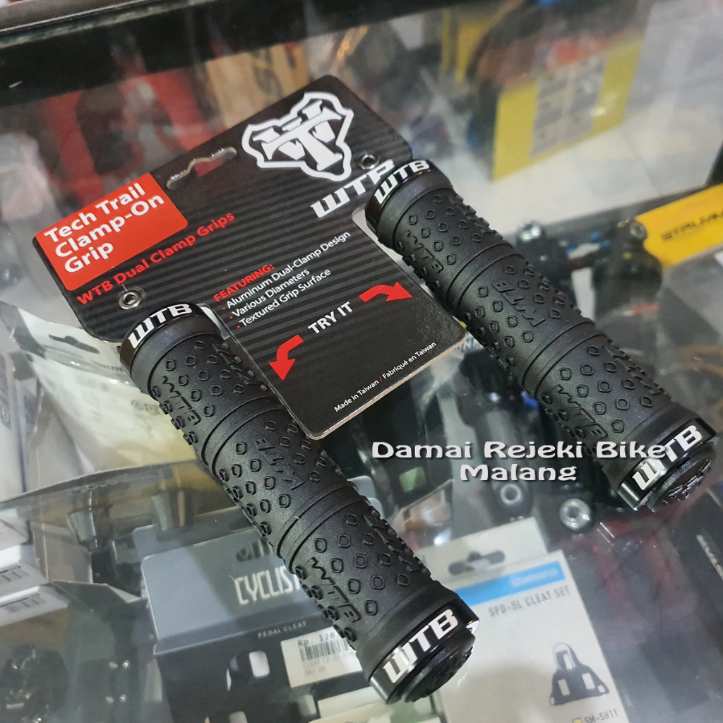 Handlebar Grip - Handgrip WTB Tech Trail Clamp On untuk sepeda