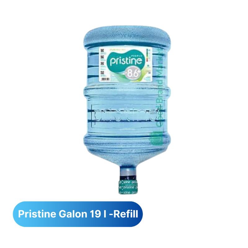 Pristine Galon 19 liter, Air minum pristine galon+isi