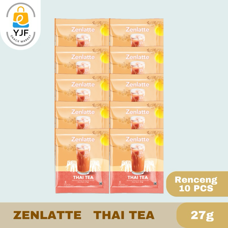 

Zenlatte Minuman Bubuk Serbuk Instan Rasa Matcha / Teh Tarik / Thai Tea / Brown Sugar / Earl Grey - RENCENG 10PCS