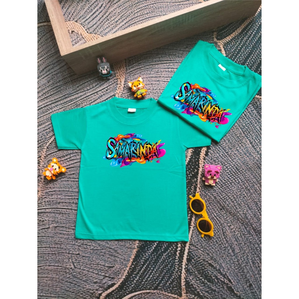 BAJU KAOS ANAK-ANAK TULISAN SAMARINDA YANG BISA DIPAKAI UNISEX