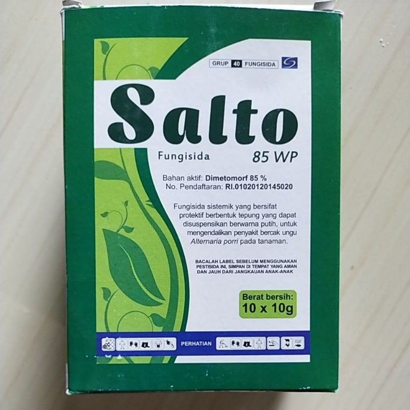 SALTO 85 WP 10 Gram Fungisida Sistemik untuk mengendalikan bercak ungu bawang merah & Seedtreatmen t