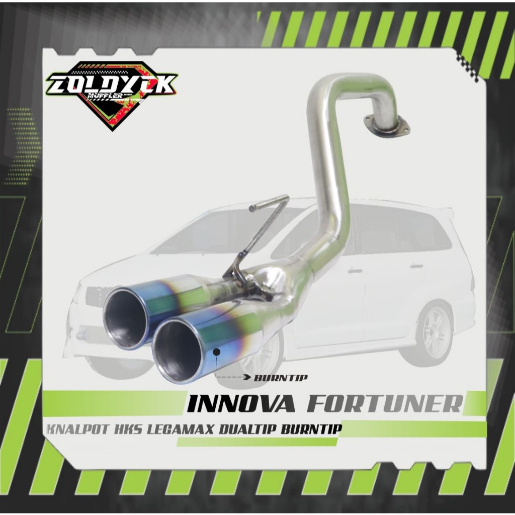 KNALPOT HKS LEGAMAX INNOVA REBORN / FORTUNER VRZ 2GD DIESEL Premium Quality