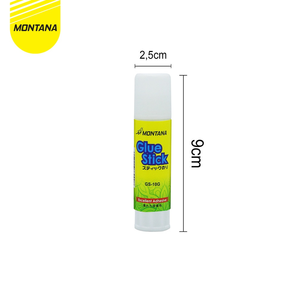 

Montana Glue Stick / Lem Batang Montana Kecil GS-10 / 10Gr RETAIL