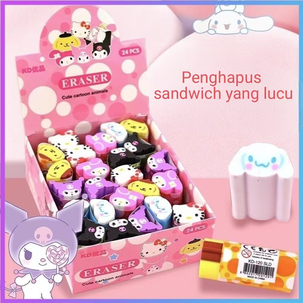 

PENGHAPUS SANRIO KARAKTER CUTE ERASER LUCU SANRIO HELLO KITTY MY MELODY MURAH 1PCS