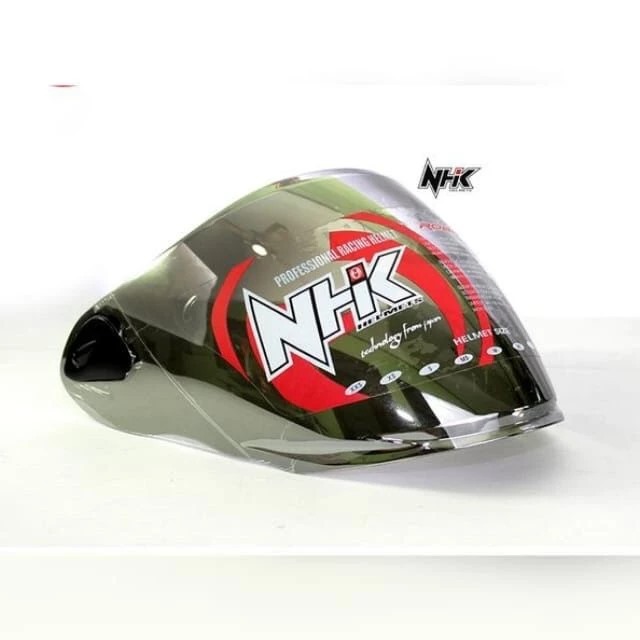 KACA NHK R6 VISOR IRIDIUM SILVER HELM NHK R6 ORIGINAL Helm