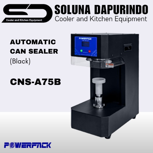 POWERPACK Automatic Can Sealer (Black) CNS-A75B / CNSA75B / CNS A75B