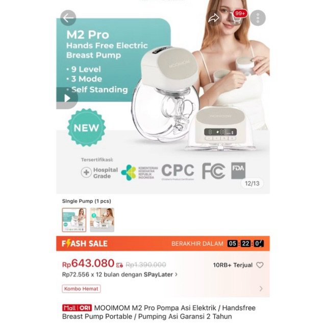 Mooimom PompaAsi Elektrik