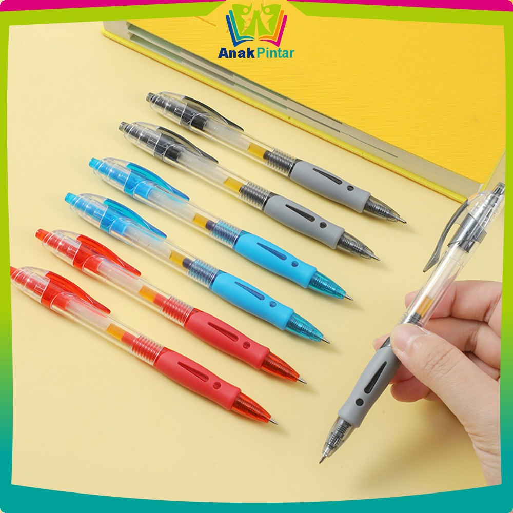 

Pulpen Cetekan Standar Ink 0.5mm / Pena Mekanik Polos Tinta Cair Alat Tulis Kantor Sekolah Anak Pintar A105