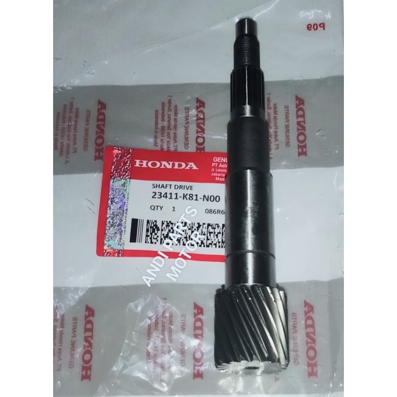 AS PULLY BELAKANG HONDA BEAT ESP/SCOOPY  ESP/THN 2016-2020/KODE K81