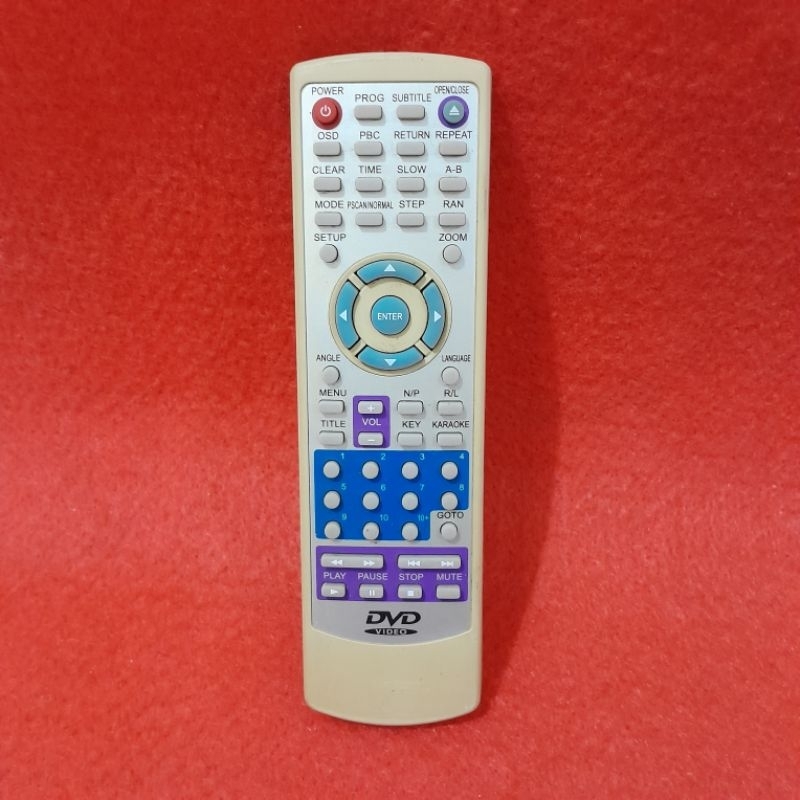 Remote DVD Player Original Asli . DVD Player .