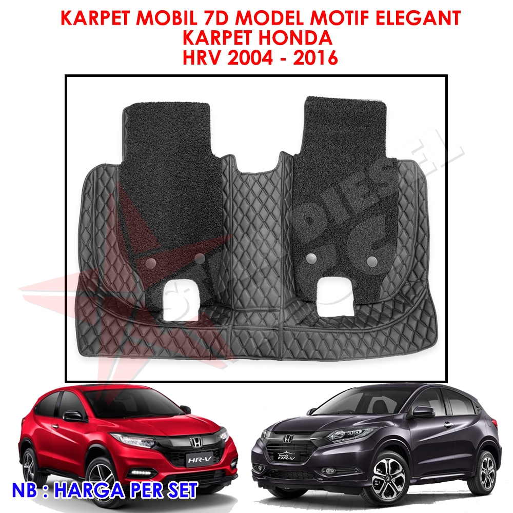 KARPET HONDA HRV OLD HRV LAMA 2004-2016 KARPET MOBIL 7D MODEL MOTIF ELEGANT