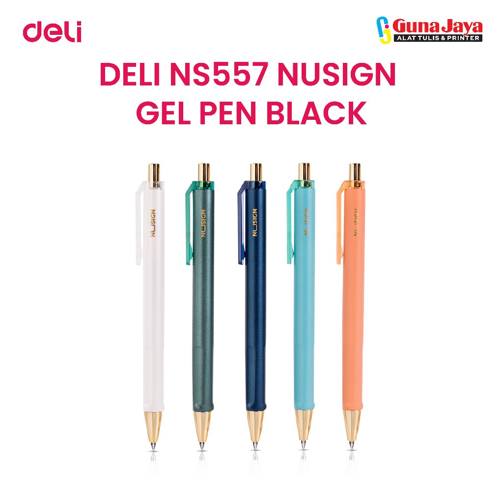 DELI NS557 NUSIGN GEL PEN BLACK