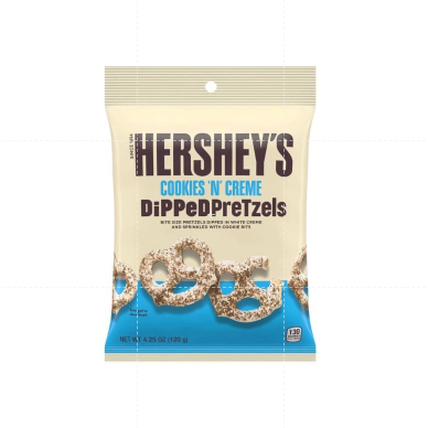 

Hersheys Dipped Pretzels Cookies n Creme pretzel kukis n krim