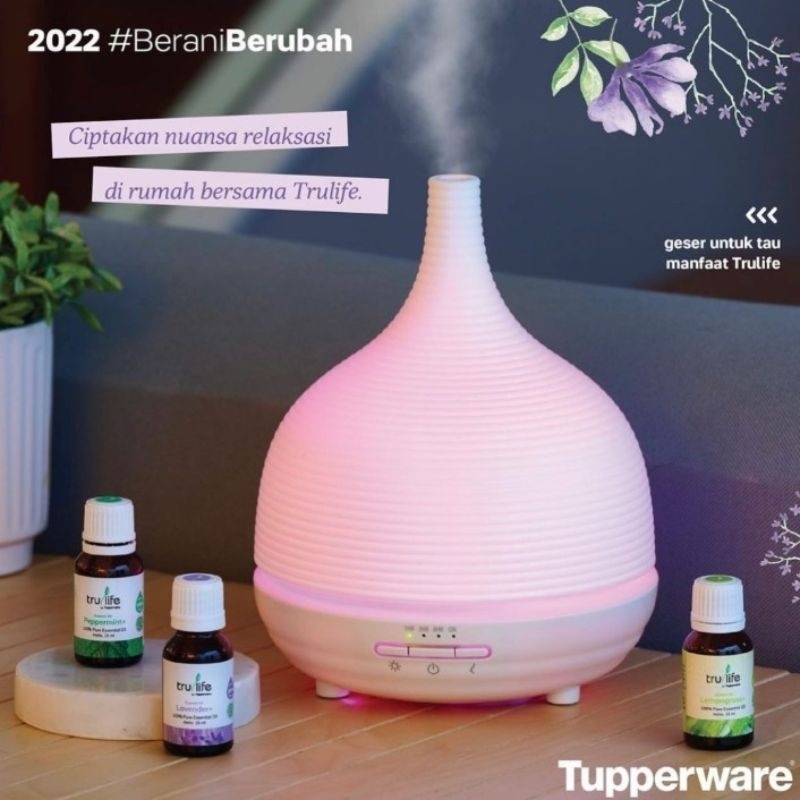 Diffuser Trulife dan Essential Oil Ori Tupperware