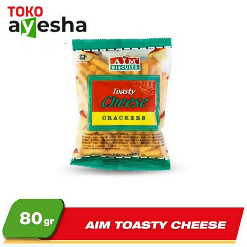 

AIM Toasty Cheese Crackers 80 gr