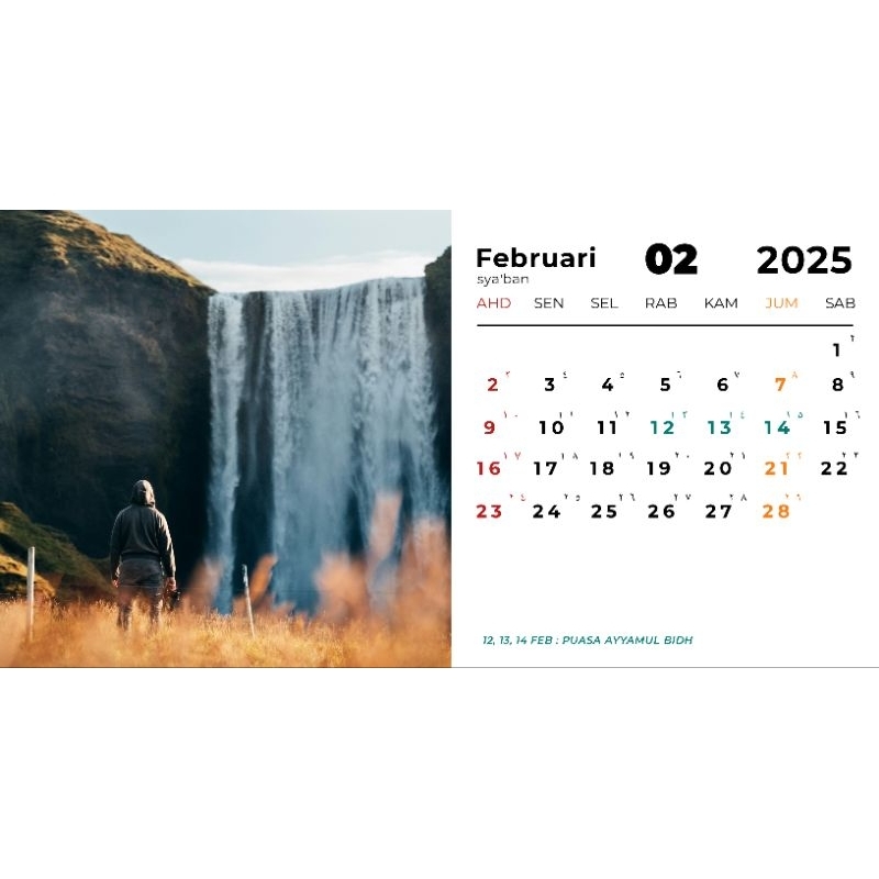 

kalender premium Masehi dan Hijriyah